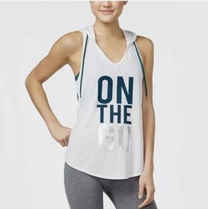 NWT- Energie hooded sleeveless shirt size x-small